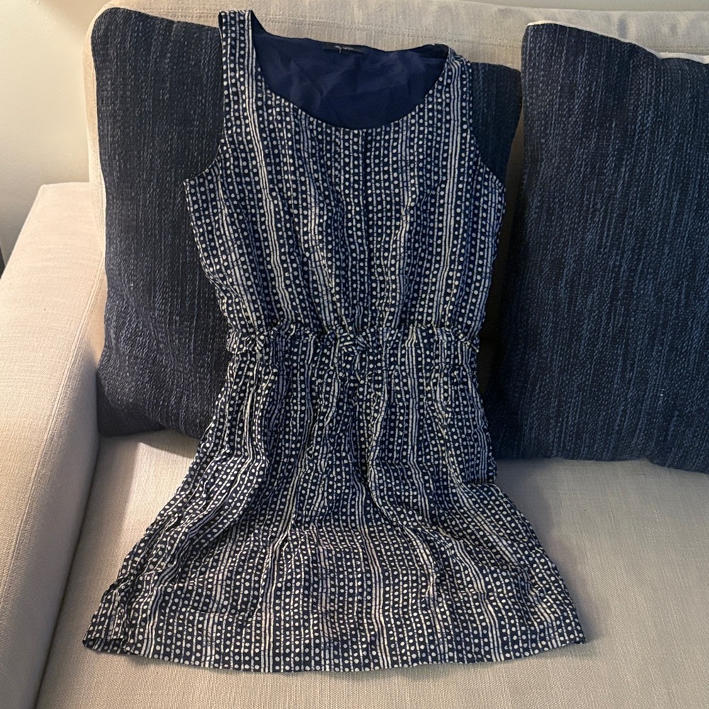Madewell Navy Blue Sleeveless Dress Sz 0
